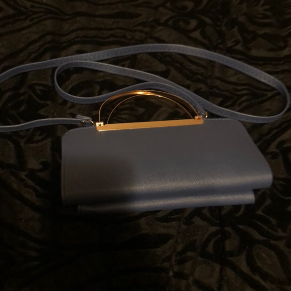 Mini navy blue handbag purse. - Picture 1 of 2